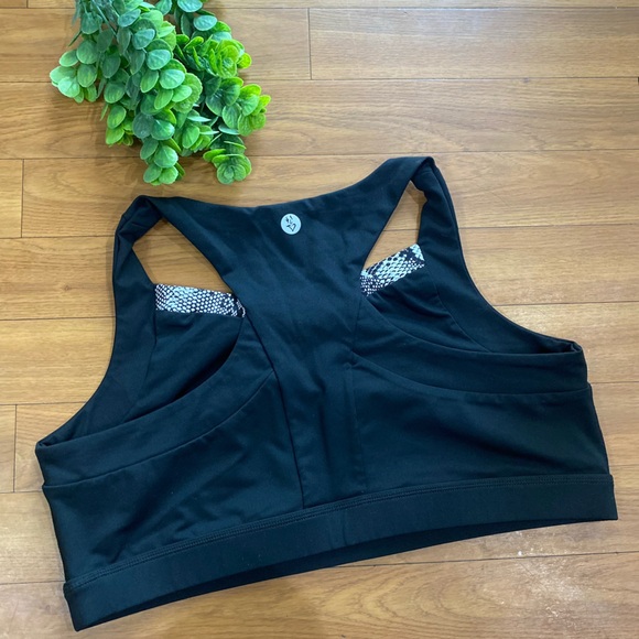 Torrid 3 piece snakeskin print set sports bra legging tank 3/4 - Picture 9 of 11